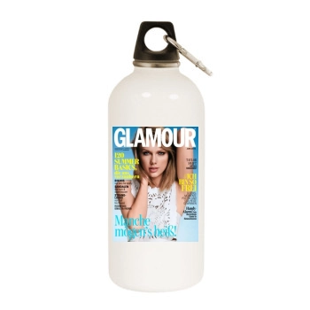 Taylor Swift White Water Bottle With Carabiner