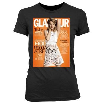 Taylor Swift Women's Junior Cut Crewneck T-Shirt