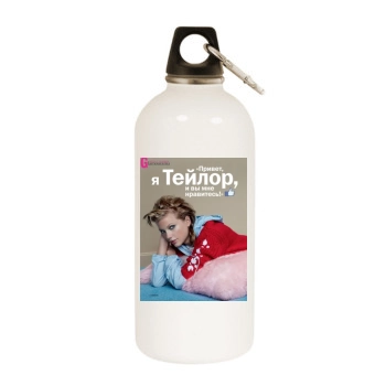 Taylor Swift White Water Bottle With Carabiner