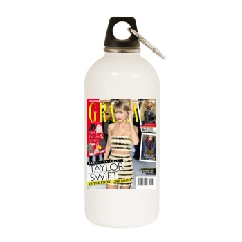 Taylor Swift White Water Bottle With Carabiner