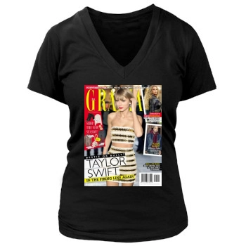 Taylor Swift Women's Deep V-Neck TShirt