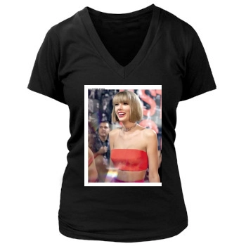 Taylor Swift Women's Deep V-Neck TShirt