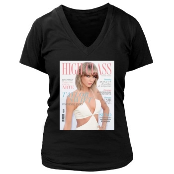 Taylor Swift Women's Deep V-Neck TShirt