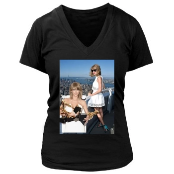 Taylor Swift Women's Deep V-Neck TShirt