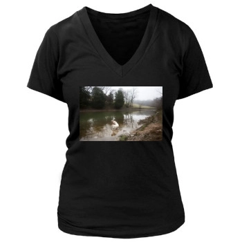 Taylor Swift Women's Deep V-Neck TShirt