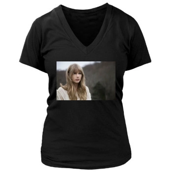 Taylor Swift Women's Deep V-Neck TShirt