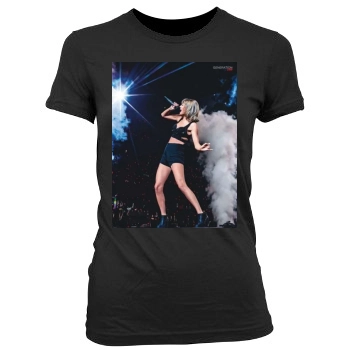 Taylor Swift Women's Junior Cut Crewneck T-Shirt