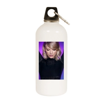 Taylor Swift White Water Bottle With Carabiner