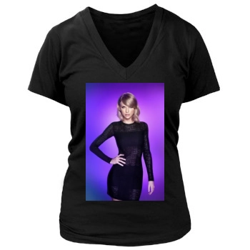 Taylor Swift Women's Deep V-Neck TShirt