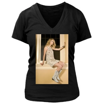 Taylor Swift Women's Deep V-Neck TShirt