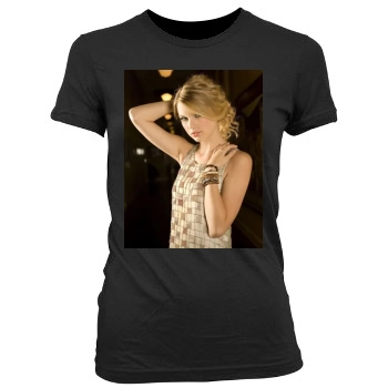 Taylor Swift Women's Junior Cut Crewneck T-Shirt