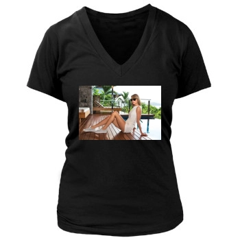 Taylor Swift Women's Deep V-Neck TShirt