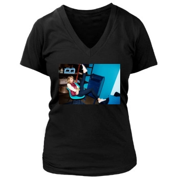 Taylor Swift Women's Deep V-Neck TShirt