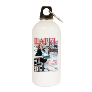 Taylor Swift White Water Bottle With Carabiner