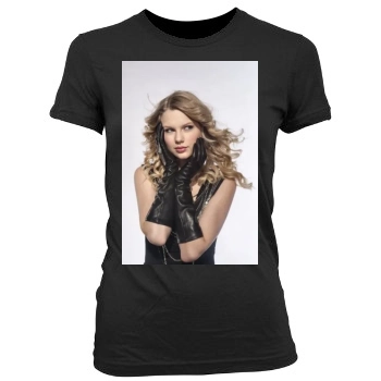 Taylor Swift Women's Junior Cut Crewneck T-Shirt