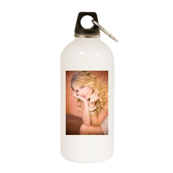 Taylor Swift White Water Bottle With Carabiner