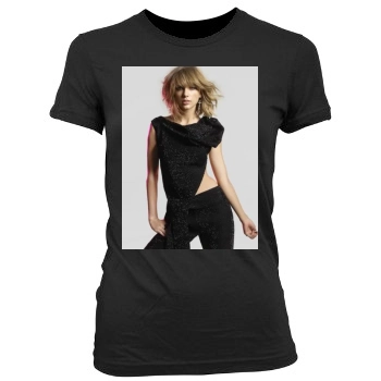 Taylor Swift Women's Junior Cut Crewneck T-Shirt