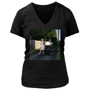 Taylor Swift Women's Deep V-Neck TShirt