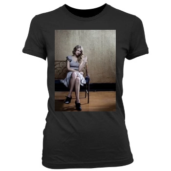 Taylor Swift Women's Junior Cut Crewneck T-Shirt