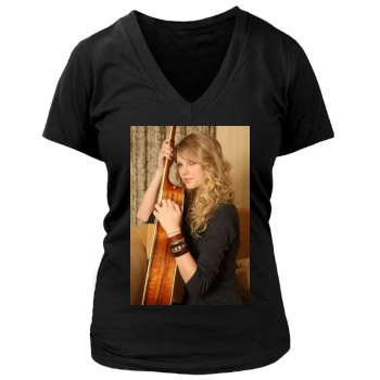 Taylor Swift Women's Deep V-Neck TShirt