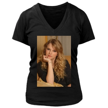 Taylor Swift Women's Deep V-Neck TShirt