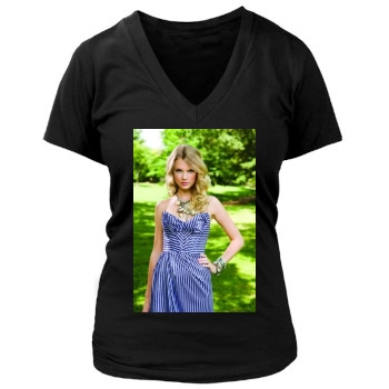 Taylor Swift Women's Deep V-Neck TShirt