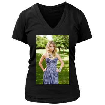 Taylor Swift Women's Deep V-Neck TShirt