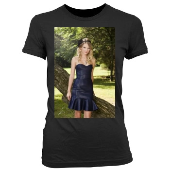 Taylor Swift Women's Junior Cut Crewneck T-Shirt