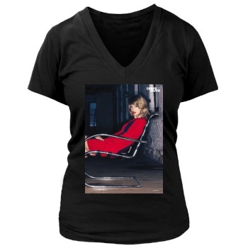 Taylor Swift Women's Deep V-Neck TShirt