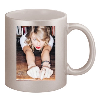 Taylor Swift 11oz Metallic Silver Mug