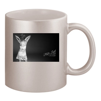 Taylor Swift 11oz Metallic Silver Mug