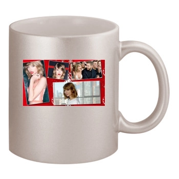 Taylor Swift 11oz Metallic Silver Mug