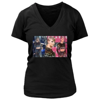 Taylor Swift Women's Deep V-Neck TShirt