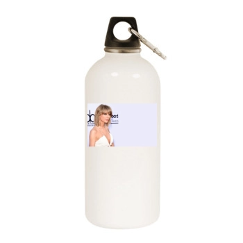 Taylor Swift White Water Bottle With Carabiner