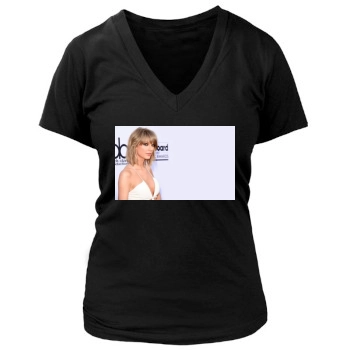 Taylor Swift Women's Deep V-Neck TShirt