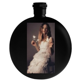 Taissa Farmiga Round Flask