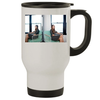 Taissa Farmiga Stainless Steel Travel Mug