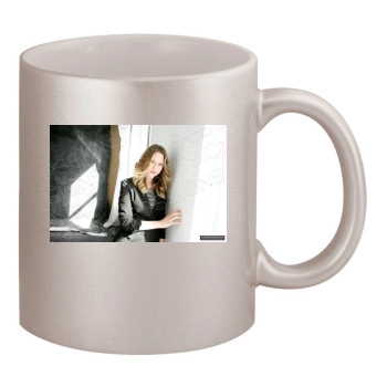 Taissa Farmiga 11oz Metallic Silver Mug