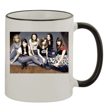 Taissa Farmiga 11oz Colored Rim & Handle Mug