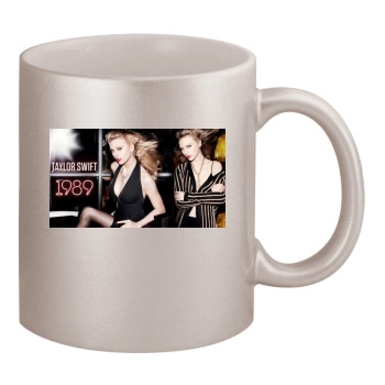 Taylor Swift 11oz Metallic Silver Mug