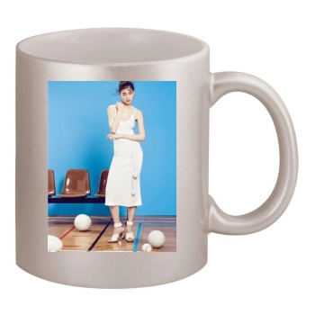 Xiaomeng Huang 11oz Metallic Silver Mug