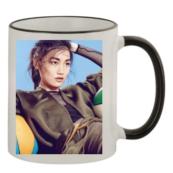 Xiaomeng Huang 11oz Colored Rim & Handle Mug