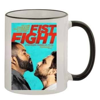 Fist Fight 2017 11oz Colored Rim & Handle Mug