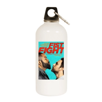 Fist Fight 2017 White Water Bottle With Carabiner