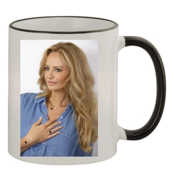 Adriana Karembeu 11oz Colored Rim & Handle Mug