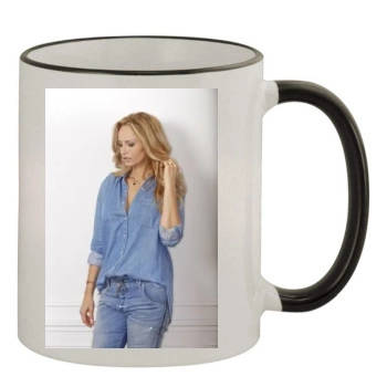 Adriana Karembeu 11oz Colored Rim & Handle Mug