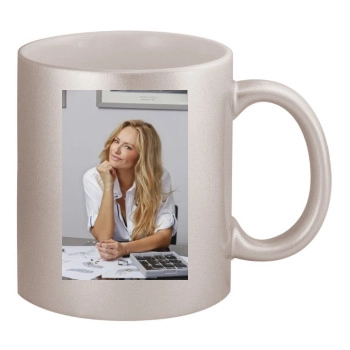 Adriana Karembeu 11oz Metallic Silver Mug