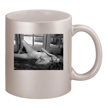 Adrianne Palicki 11oz Metallic Silver Mug