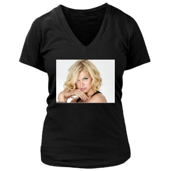 Adrianne Palicki Women's Deep V-Neck TShirt