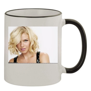 Adrianne Palicki 11oz Colored Rim & Handle Mug